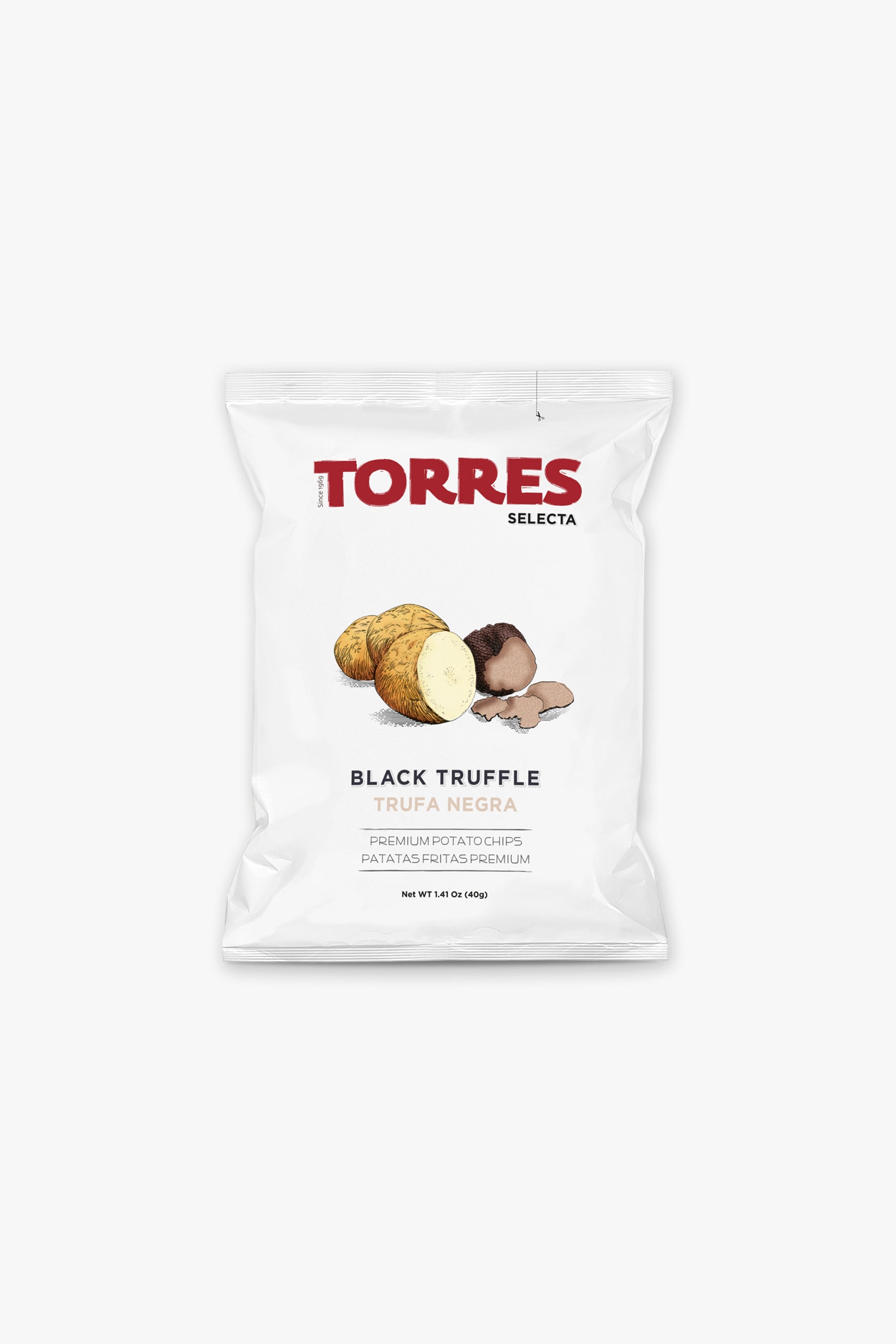 Torres Potato Chips with Black Truffle